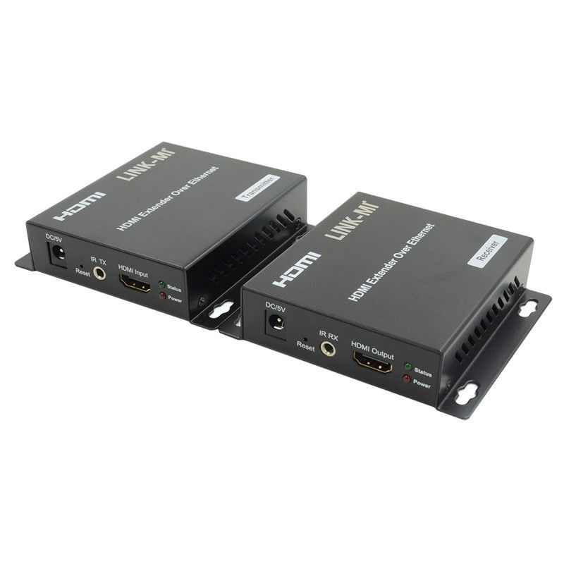 120M HDMI Extender AV πάνω από IP 1080P με IR Support Point To Many To Many Cascading