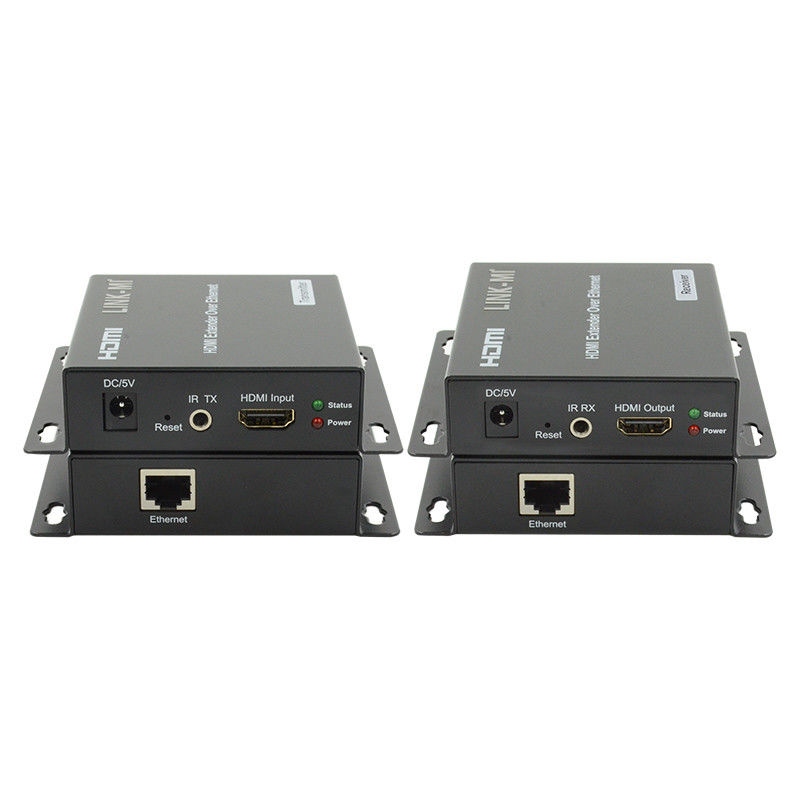 120M HDMI Extender AV πάνω από IP 1080P με IR Support Point To Many To Many Cascading