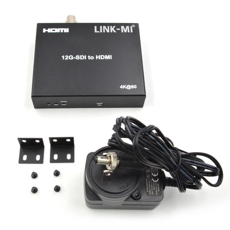 12G 6G 3G SDI σε HDMI Υποστήριξη μετατροπέα βίντεο YUV4:22 Μαξ 120μ