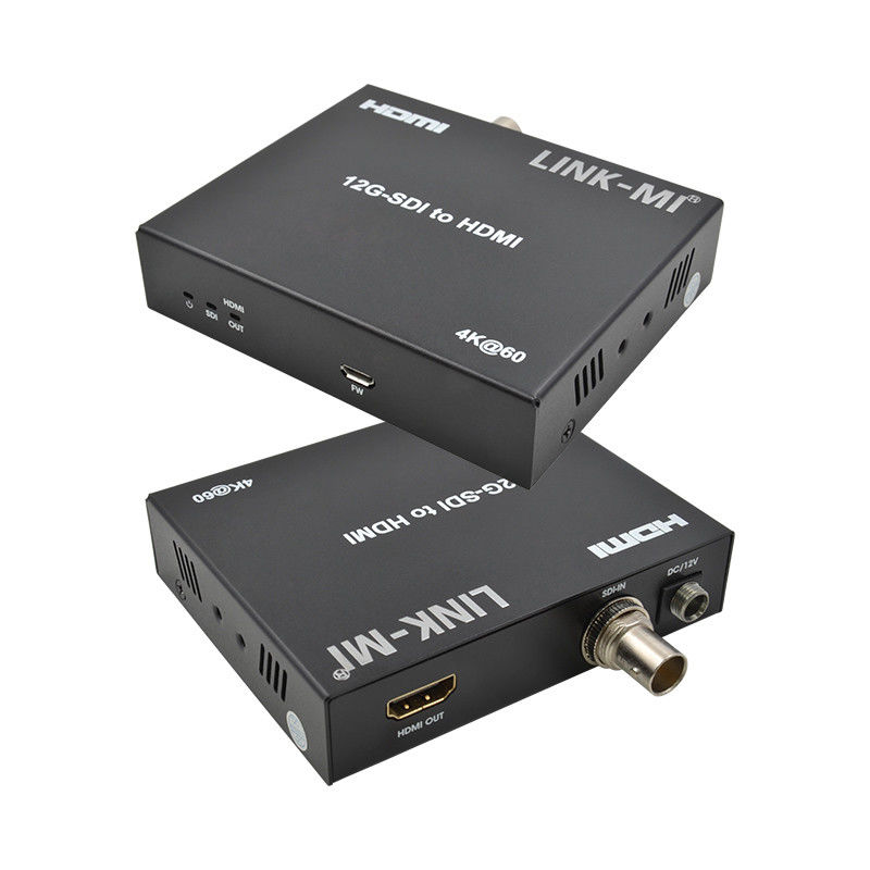 12G 6G 3G SDI σε HDMI Υποστήριξη μετατροπέα βίντεο YUV4:22 Μαξ 120μ