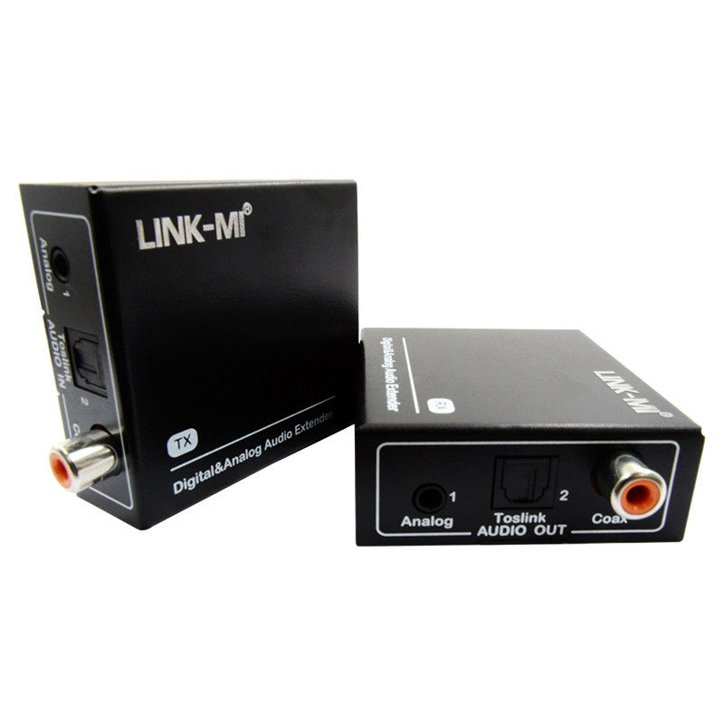 500m HDMI Audio Extractor Ψηφιακός αναλογικός ακουστικός διευρυτής μέσω καλωδίου Cat5e Over Cat5e/6