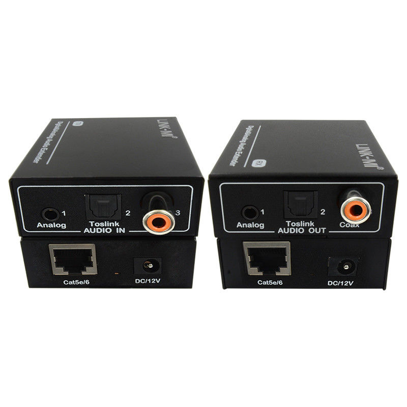 500m HDMI Audio Extractor Ψηφιακός αναλογικός ακουστικός διευρυτής μέσω καλωδίου Cat5e Over Cat5e/6