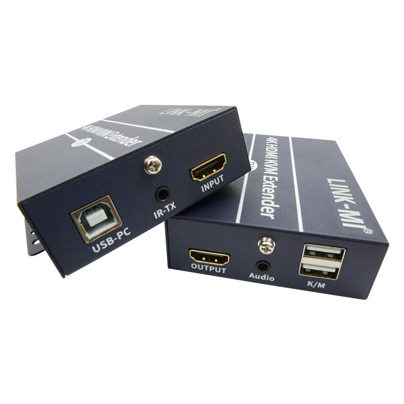 120m 4K KVM Extender HDMI πάνω από Cat 6 / Cat6e καλώδιο για ποντίκι πληκτρολογίου