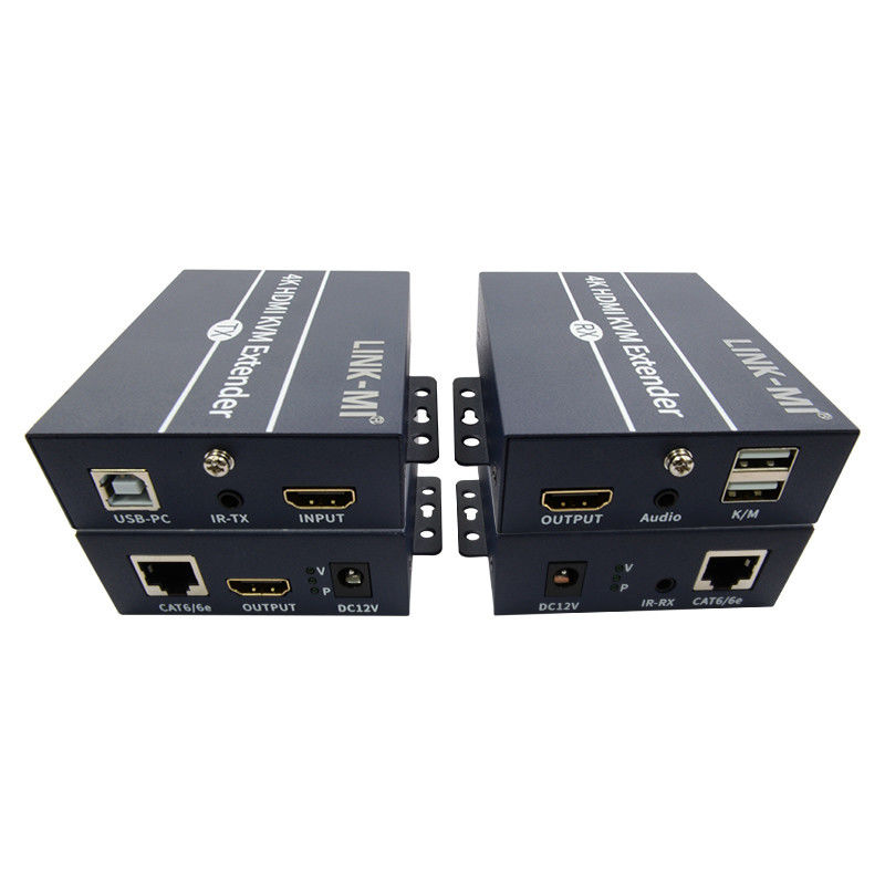 120m 4K KVM Extender HDMI πάνω από Cat 6 / Cat6e καλώδιο για ποντίκι πληκτρολογίου