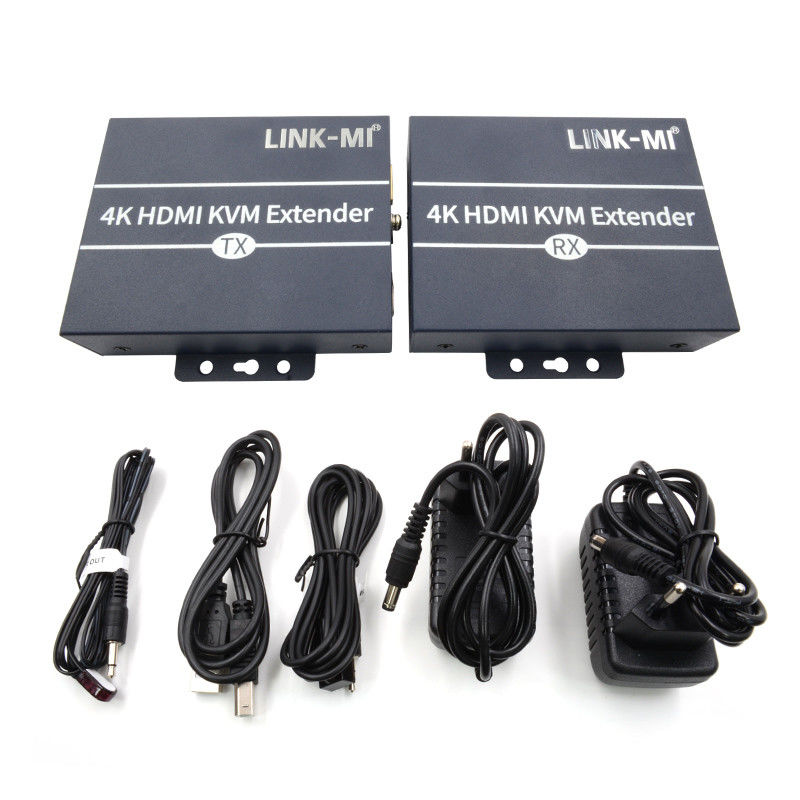 120m 4K KVM Extender HDMI πάνω από Cat 6 / Cat6e καλώδιο για ποντίκι πληκτρολογίου