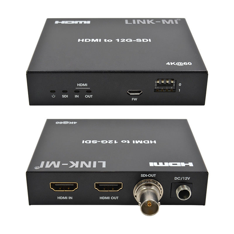 Μετατροπέας 4K HDMI σε SDI με υποστήριξη Loop Out 12G 4K@60Hz EDID Max 120m