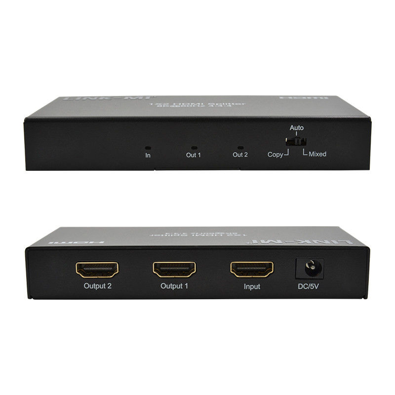 48Gbps HDMI Splitter 8k 1x2 HDMI Extender Υποστήριξη Downscaler HDR10 EDID HDCP2.2