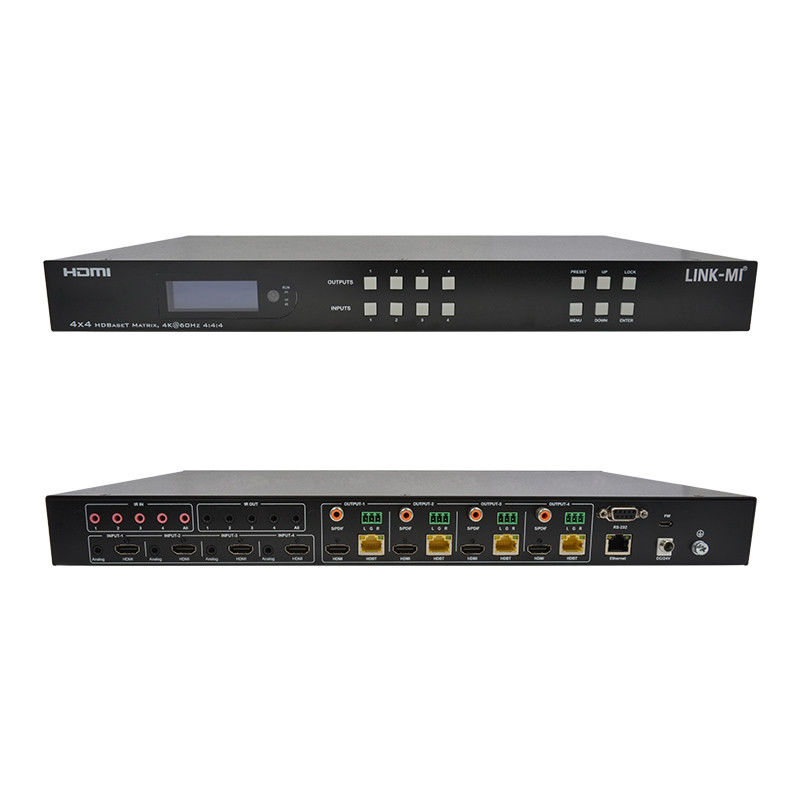 70m 4x4 HDMI Audio Matrix Switch με 4 HDMI Loop Out για 4 Port Video Switch