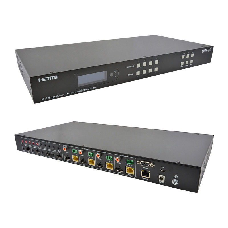 70m 4x4 HDMI Audio Matrix Switch με 4 HDMI Loop Out για 4 Port Video Switch
