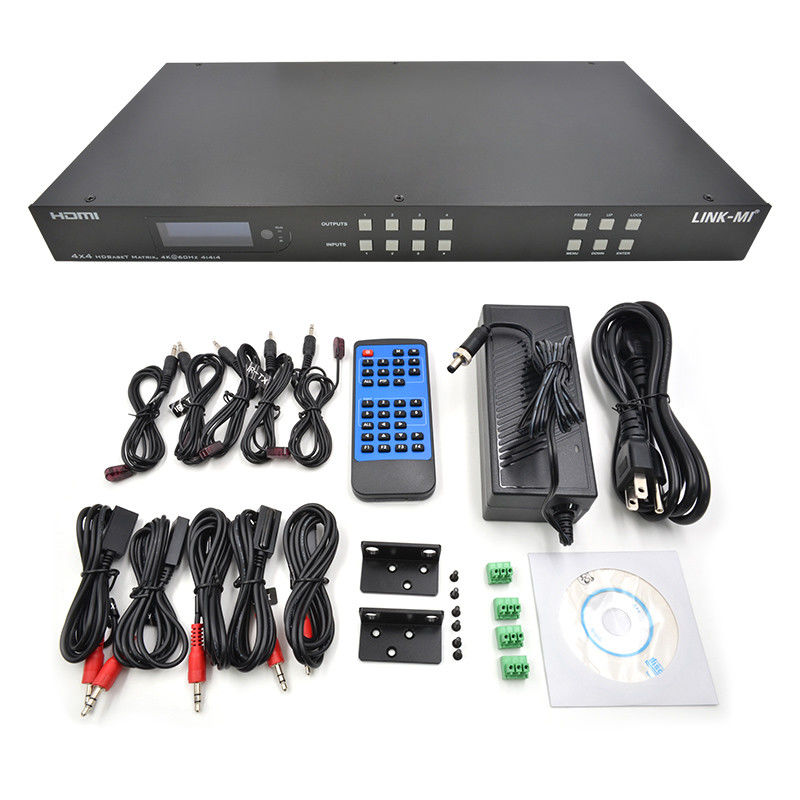 70m 4x4 HDMI Audio Matrix Switch με 4 HDMI Loop Out για 4 Port Video Switch
