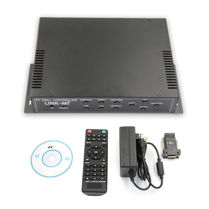 2X2 HDMI Video Wall Controller Υποστήριξη 1X4 1X3 1X2 TV Splicing Box για 4 οθόνες