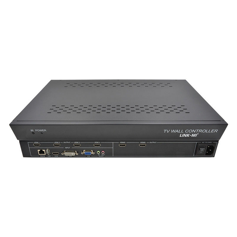 6 κανάλια HDMI Video Wall Controller 2X3 LED Wall Controller για 6 τηλεοράσεις σύνδεσης
