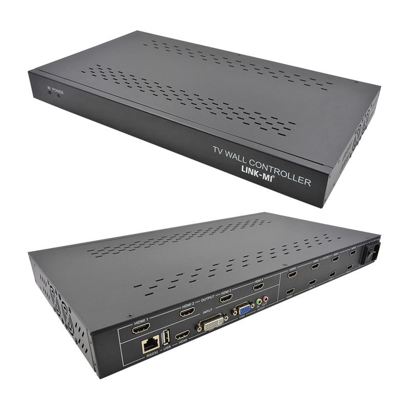 12 κανάλια 3x3 2x2 TV Wall Controller 3x4 Video Wall Display Controller 3,5mm