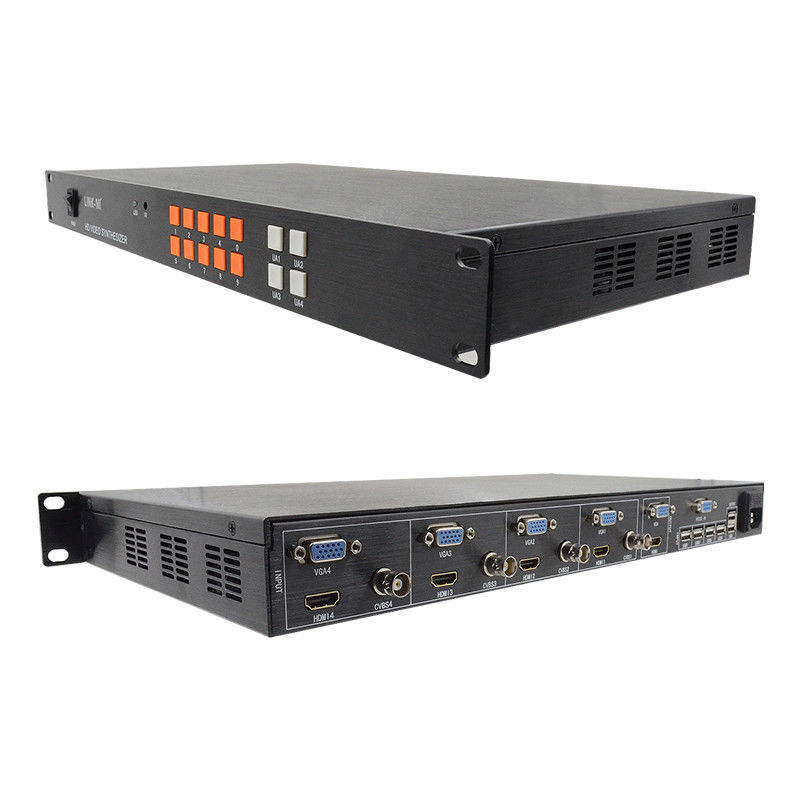 4In 1Out HD HDMI Multi Viewer Συνθεστήρας VGA CVBS HDMI 4x1 Quad Multi Viewer