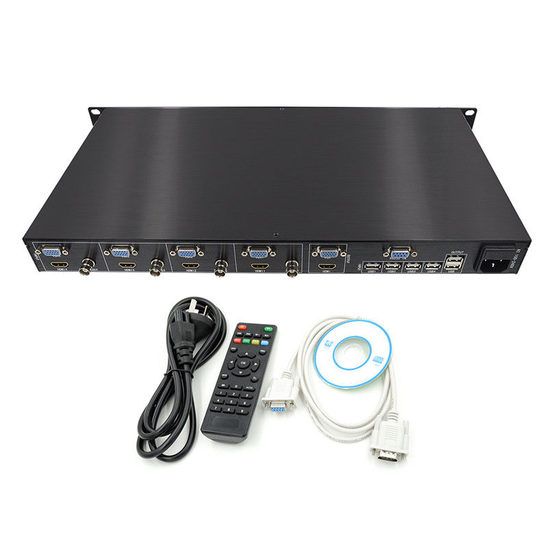 4In 1Out HD HDMI Multi Viewer Συνθεστήρας VGA CVBS HDMI 4x1 Quad Multi Viewer