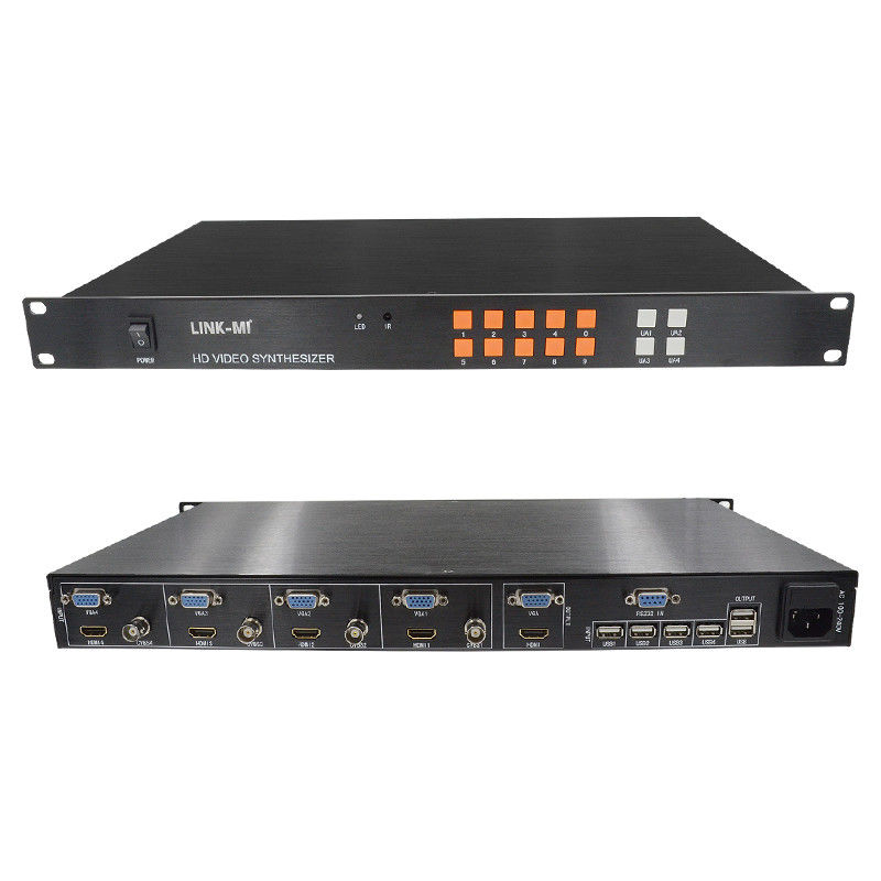 4In 1Out HD HDMI Multi Viewer Συνθεστήρας VGA CVBS HDMI 4x1 Quad Multi Viewer