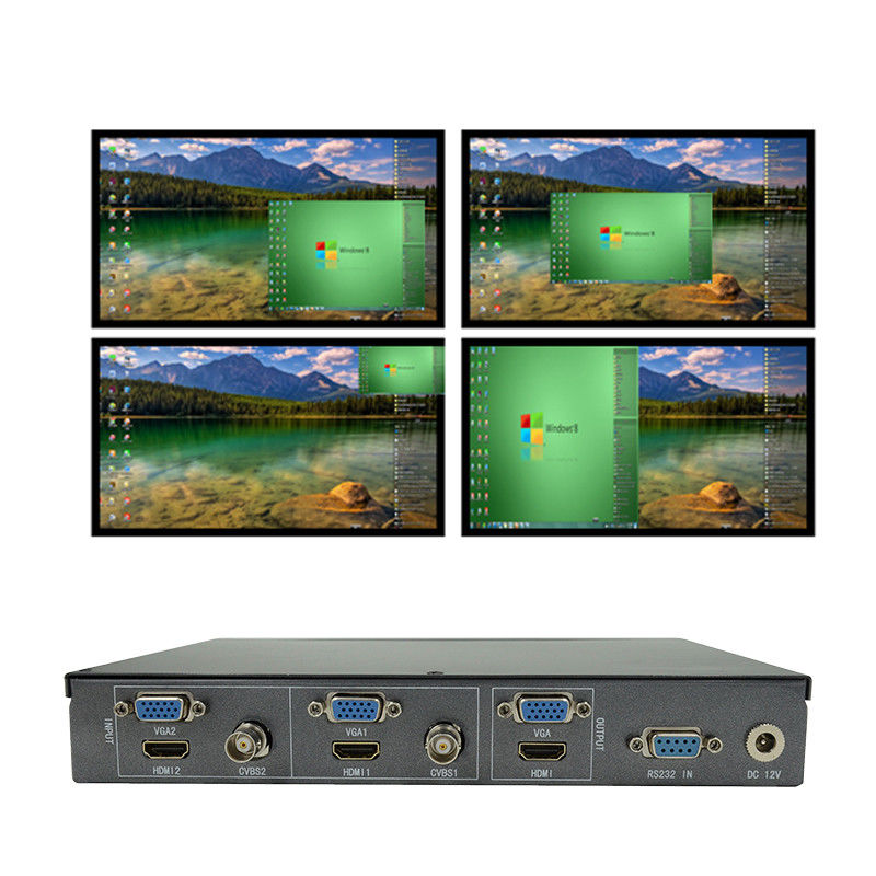 PIP POP 4k 60hz Hdmi Switcher 2x1 Multiviewer Οποιαδήποτε εικόνα Zoom In / Out 1080P