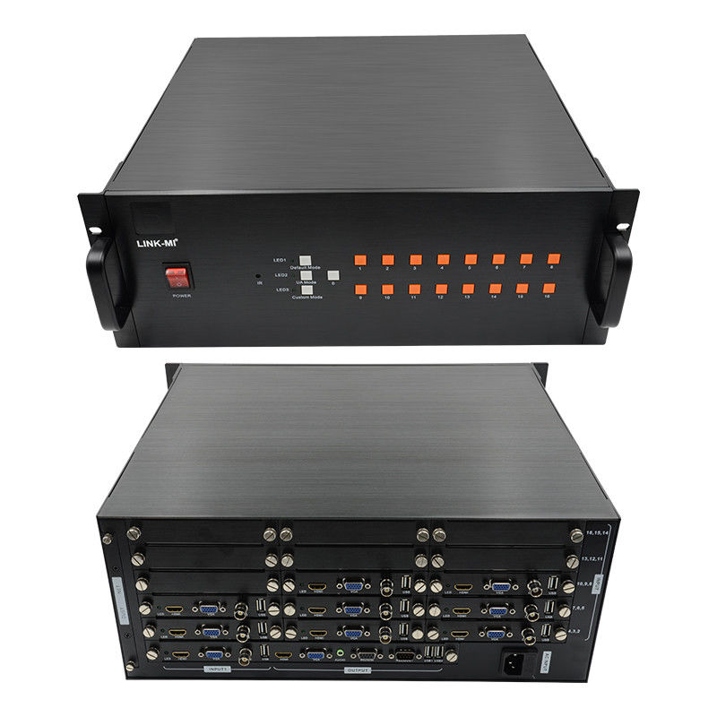 16 κανάλια βίντεο HDMI Multi Viewer VGA BNC σήμα εισόδου 1080P 16X1 HDMI Switch