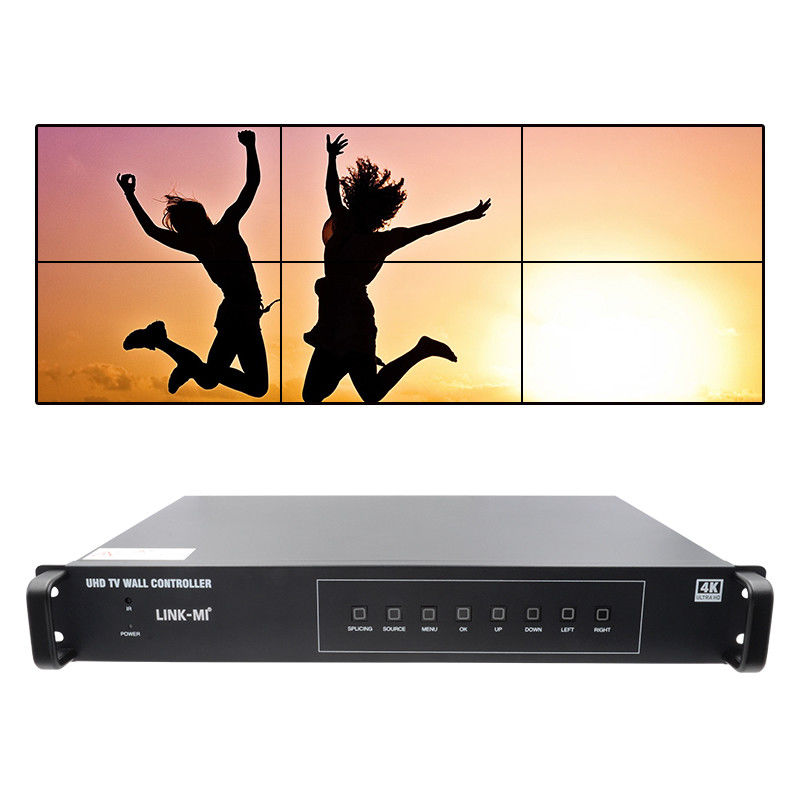 2X3 HDMI Video Wall Controller 4K 1x4 1X3 1X2 TV Wall Processor για 6 οθόνες