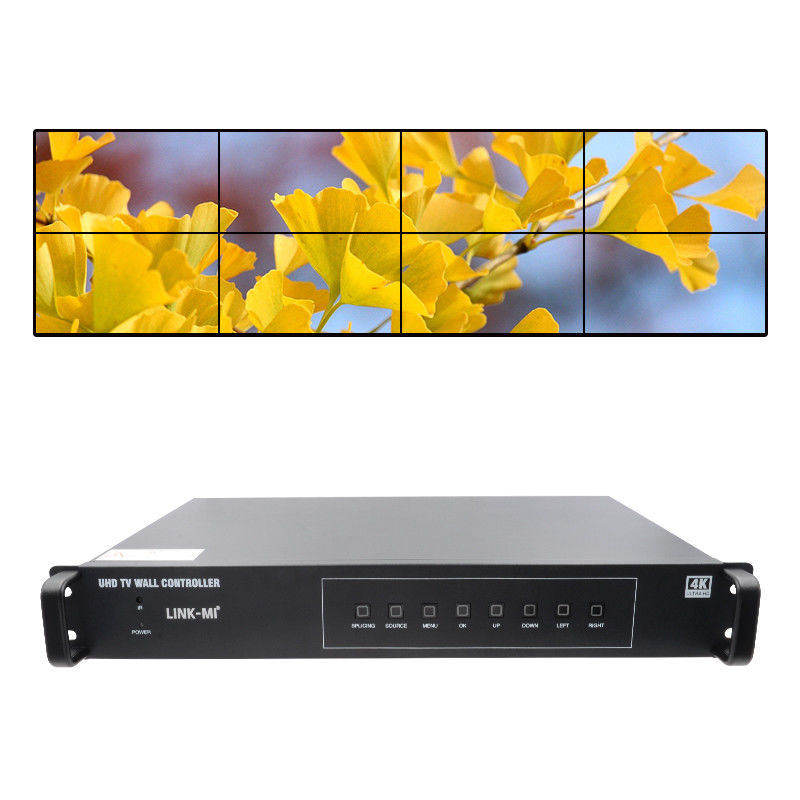 2X4 τηλεόραση HDMI Wall Controller 4K 60Hz 2X3 Video Wall Processor 2X2 για 8 μονάδες οθόνης