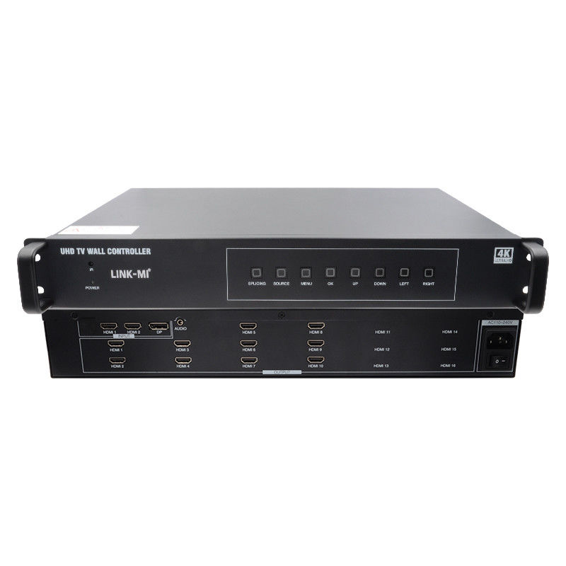 4K Video Wall Splitter HDMI1 2x5 Splicing HDMI2.0 HDMI1.4 DP Εισαγωγή 4K@60Hz 4:4:4