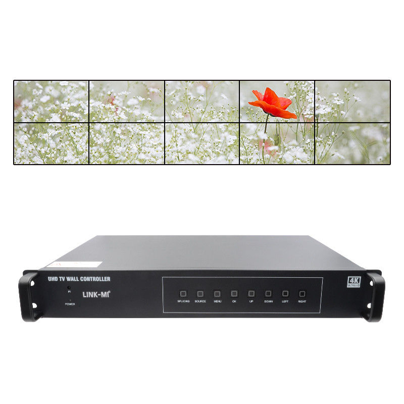 4K Video Wall Splitter HDMI1 2x5 Splicing HDMI2.0 HDMI1.4 DP Εισαγωγή 4K@60Hz 4:4:4