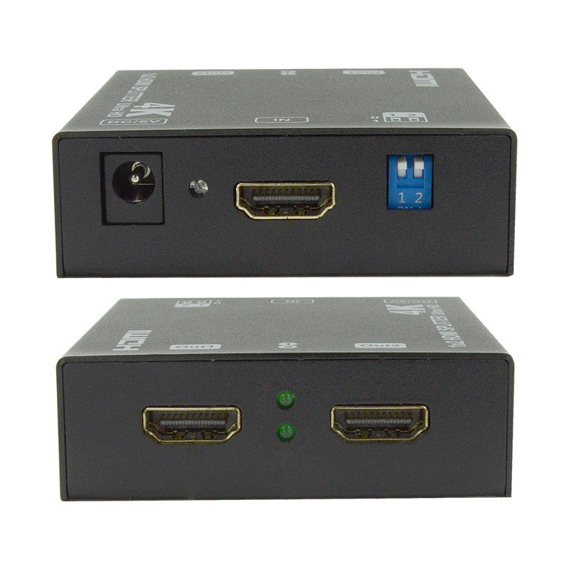 1X2 4K HDMI Extender Splitter Υποστήριξη 4K2K EDID 3D 2 Port Video Splitter
