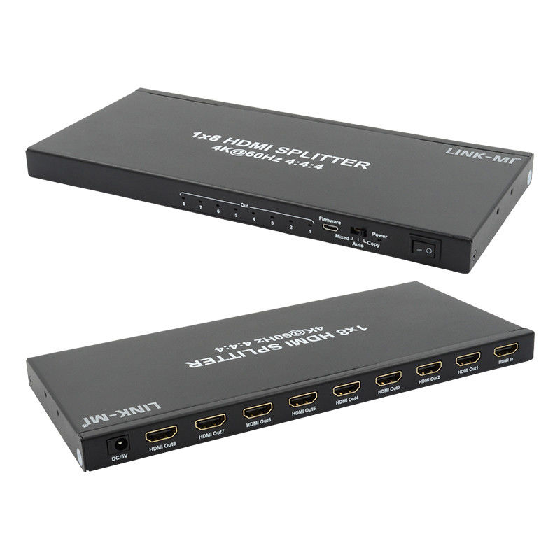 1/8 4K HDMI Splitter 1 σε 8 έξω 60Hz 3D 18G Video Audio Splitter για 8 οθόνες