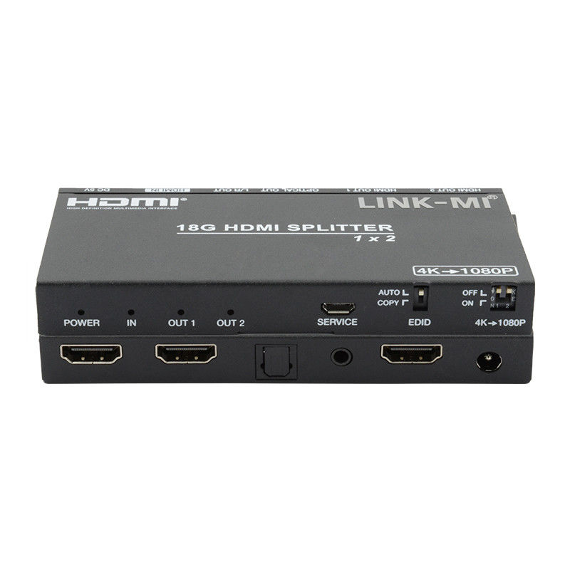 4K 2.0b 2 Port HDMI Splitter 4 HDCP 2.2COPY AUTO EDID Hdmi Ακουστικό Βίντεο Εκχύλισμα