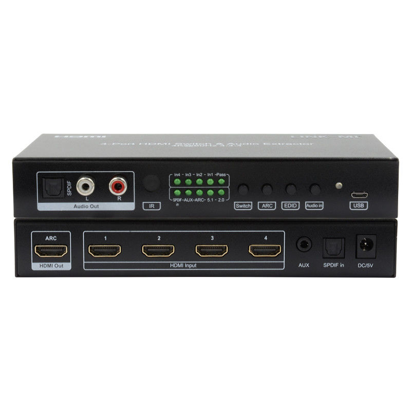 4X1 Video HDMI Switch 2.0 Switch 4K@60hz YUV4:4Υποστήριξη ARC, CEC, HDR