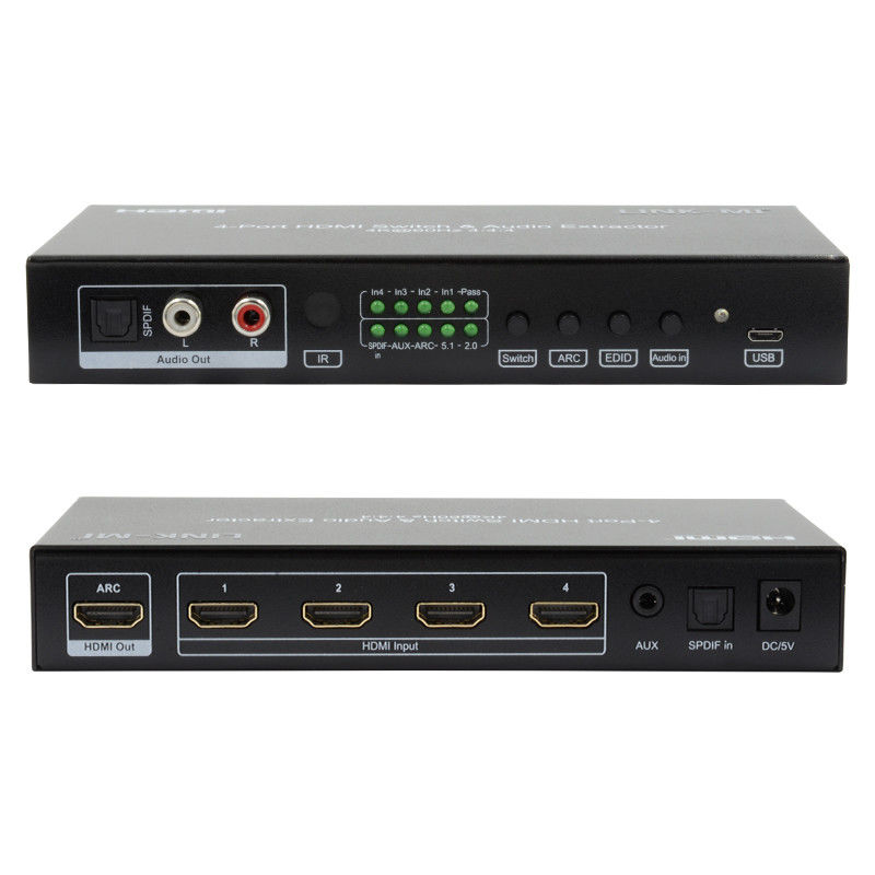 4X1 Video HDMI Switch 2.0 Switch 4K@60hz YUV4:4Υποστήριξη ARC, CEC, HDR