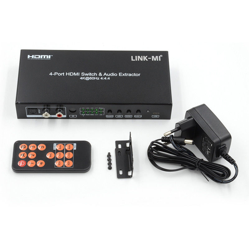 4X1 Video HDMI Switch 2.0 Switch 4K@60hz YUV4:4Υποστήριξη ARC, CEC, HDR