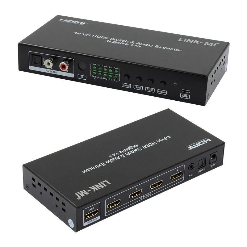 4X1 Video HDMI Switch 2.0 Switch 4K@60hz YUV4:4Υποστήριξη ARC, CEC, HDR