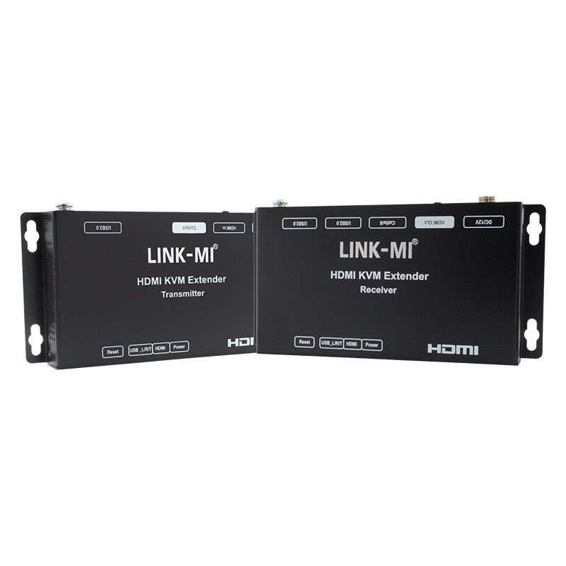 50M HDMI USB KVM Extender Up 50m 100m Υποστήριξη διπλού POC USB2.0