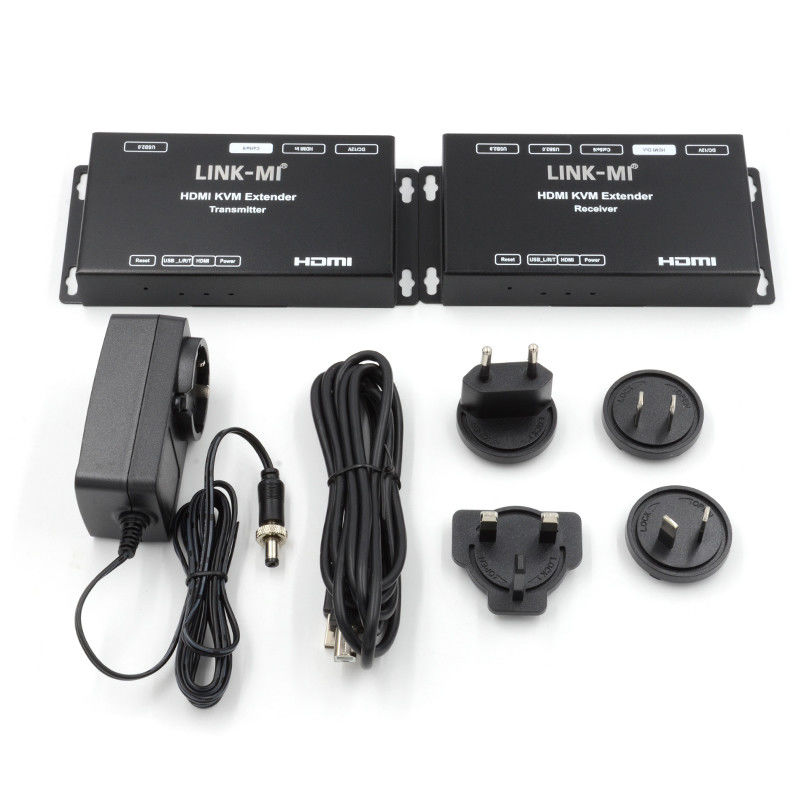 50M HDMI USB KVM Extender Up 50m 100m Υποστήριξη διπλού POC USB2.0