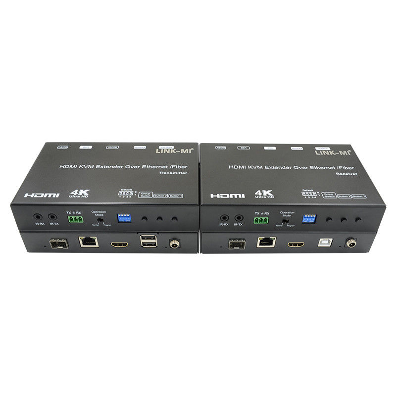 4K AV πάνω από IP Fiber HDMI KVM Extender Υποστήριξη Unicast Multicast Με USB RS232