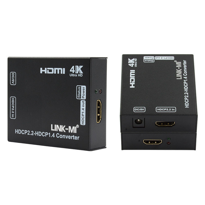 HDTV DTV Hdcp σε μετατροπέα HDMI HDCP 2.2 σε 1.4 Μετατροπέας Υποστήριξη 4K 3D CEC