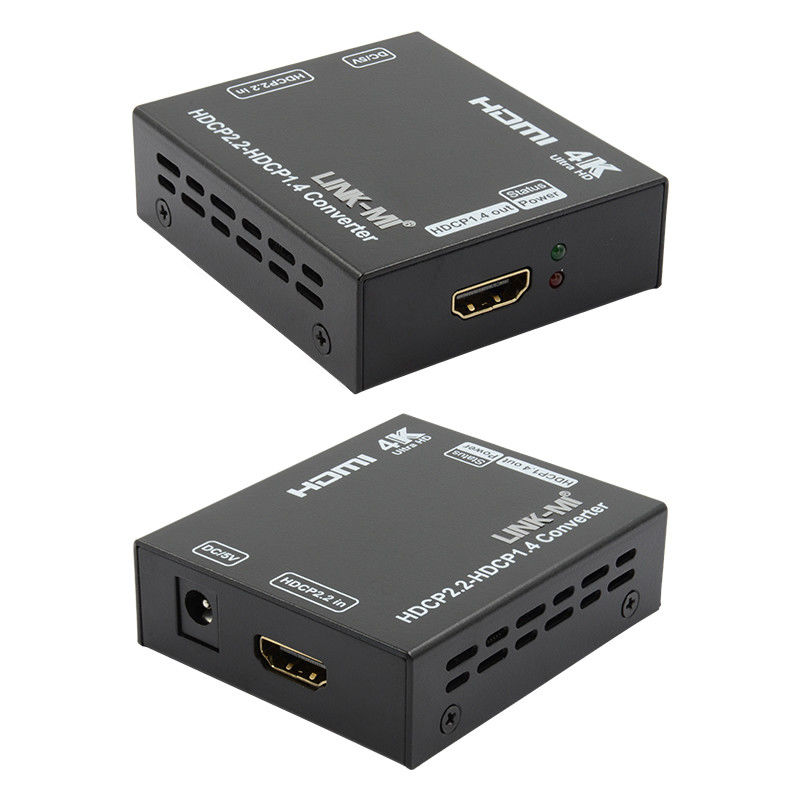 HDTV DTV Hdcp σε μετατροπέα HDMI HDCP 2.2 σε 1.4 Μετατροπέας Υποστήριξη 4K 3D CEC