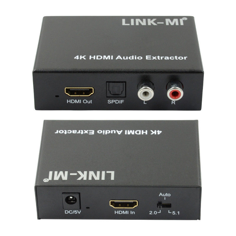 2K 4K HDMI Audio Extractor για Apple TV Blu-Ray Player Υποστήριξη 3D EDID