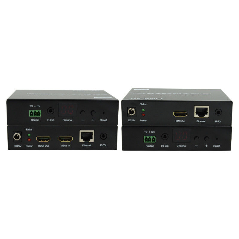 120M HDMI Extender Διανομή μέσω IP Extender με LED τηλεχειριστή RS232 AV μέσω IP
