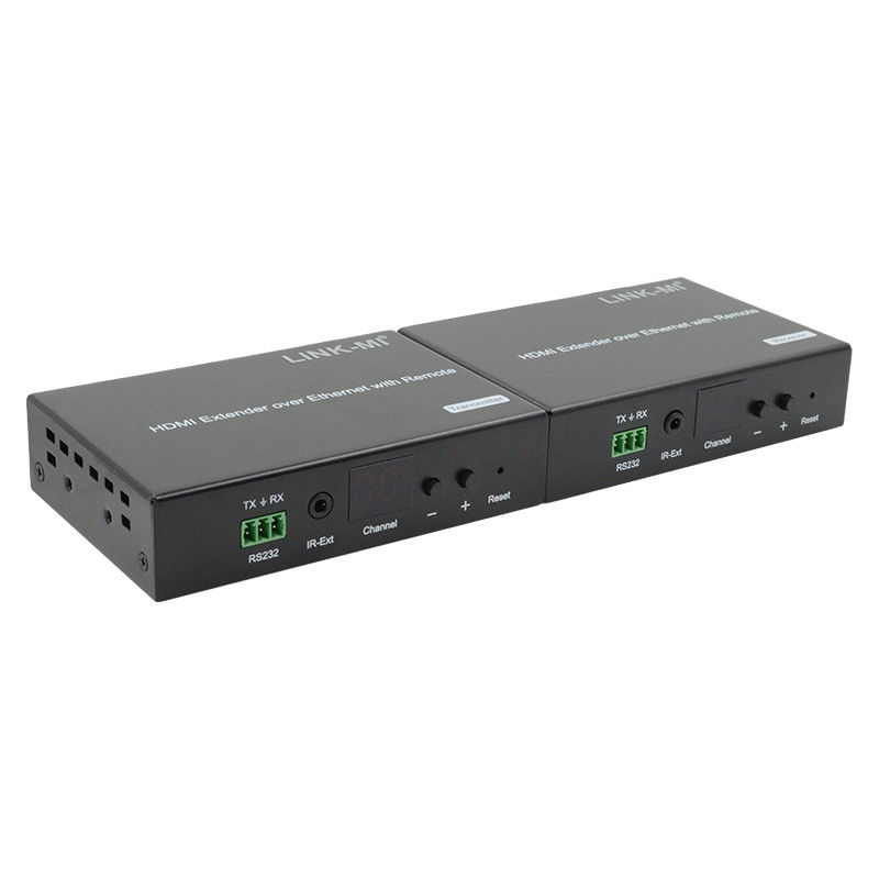 120M HDMI Extender Διανομή μέσω IP Extender με LED τηλεχειριστή RS232 AV μέσω IP