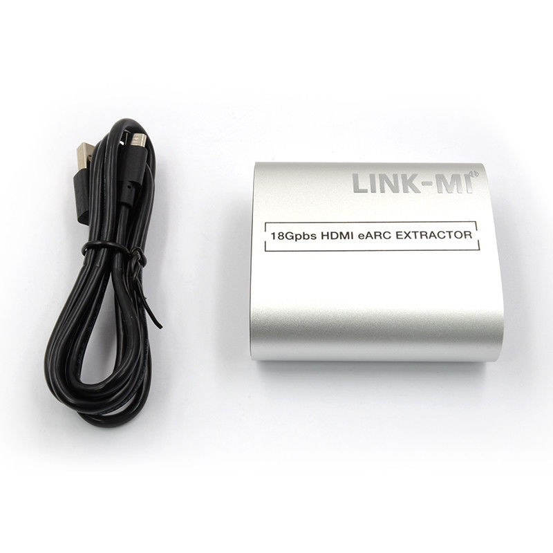 18Gbps HDMI Extractor Extractor 4K@60Hz CEC EDID HDMI EARC Audio Extractor Μετατροπέας