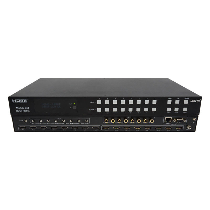 18Gbps 8x8 Matrix Switcher με λειτουργία ARC Υποστήριξη 4K2K 60Hz YUV 4:4:4