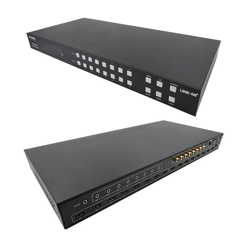 18Gbps 8x8 Matrix Switcher με λειτουργία ARC Υποστήριξη 4K2K 60Hz YUV 4:4:4
