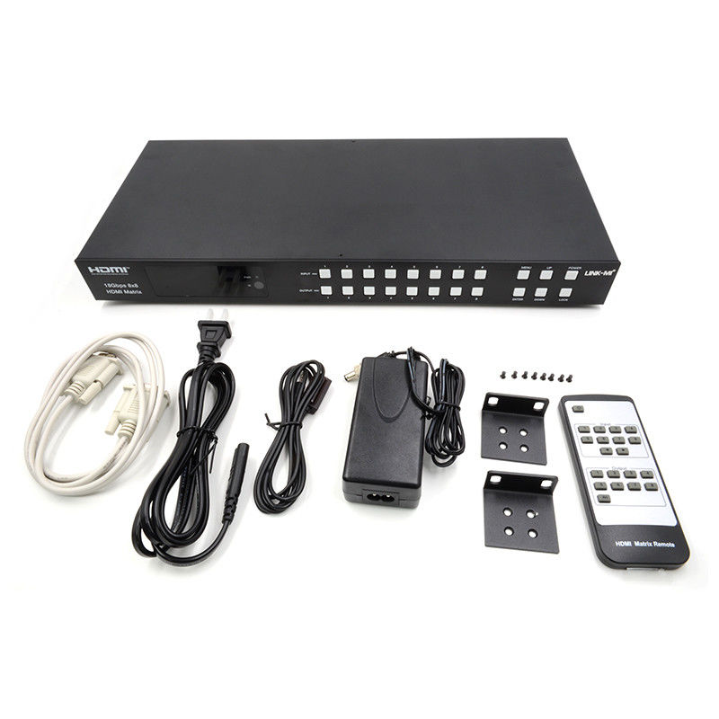 18Gbps 8x8 Matrix Switcher με λειτουργία ARC Υποστήριξη 4K2K 60Hz YUV 4:4:4