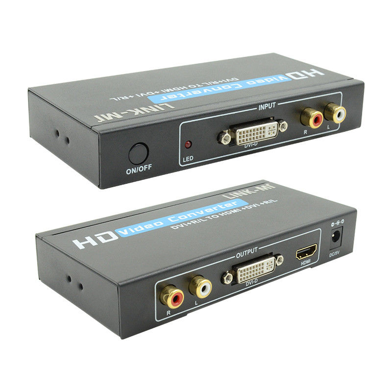 1080P DVI σε μετατροπέα HDMI με υποστήριξη ήχου
