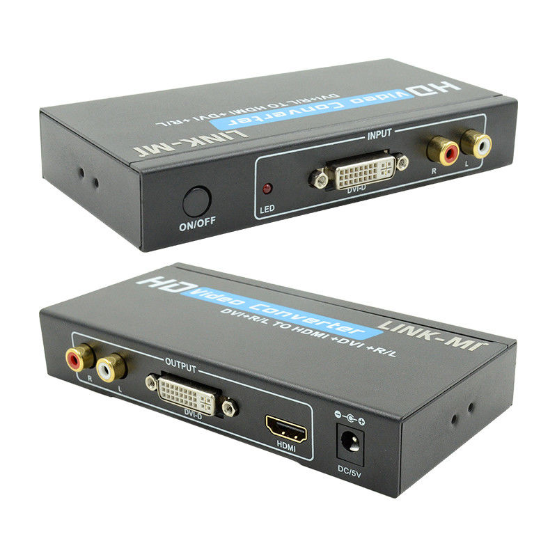 1080P DVI σε μετατροπέα HDMI με υποστήριξη ήχου