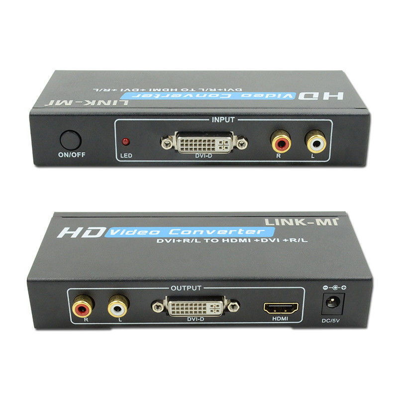 1080P DVI σε μετατροπέα HDMI με υποστήριξη ήχου