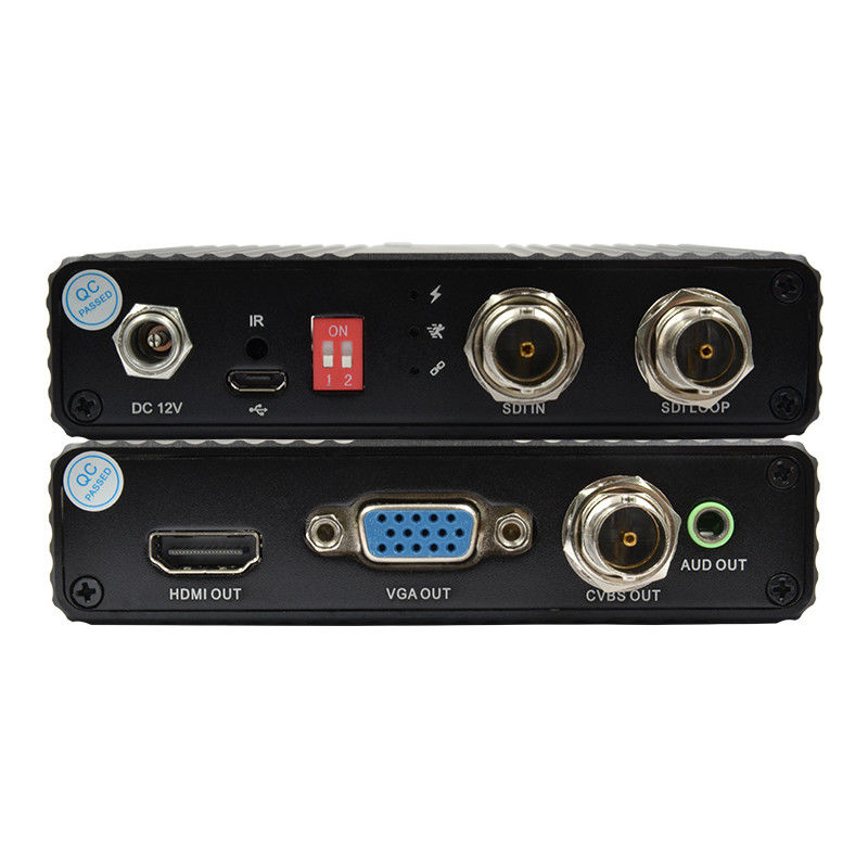 CVBS SDI σε μετατροπέα HDMI Όλα τα CVBS σε HDMI SDI σε VGA Μετατροπέα βίντεο 75 Ωμ