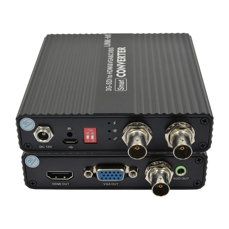 CVBS SDI σε μετατροπέα HDMI Όλα τα CVBS σε HDMI SDI σε VGA Μετατροπέα βίντεο 75 Ωμ